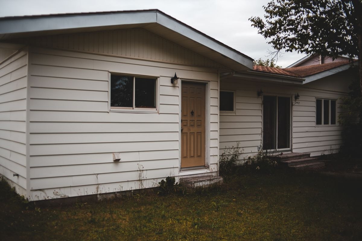 House with vinyl siding